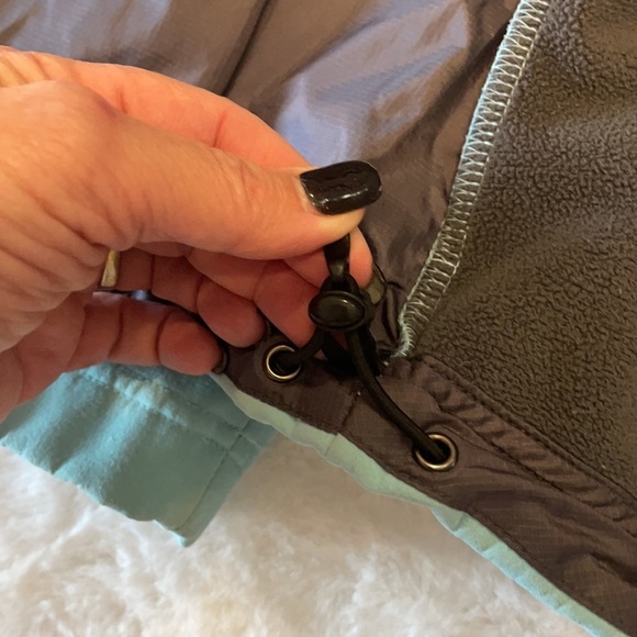 Women’s LANDS END weatherproof jacket size 6-8 Small / Fleece and nylon lining - Picture 7 of 10